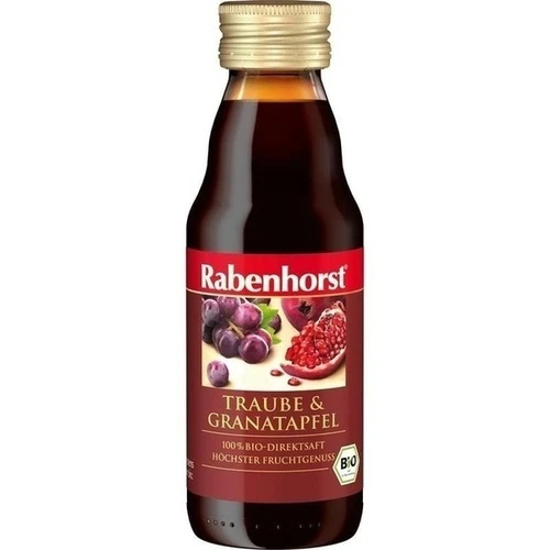 RABENHORST Granatapfel i.roter Traube Bio mini Sa., 125 ml, Haus Rabenhorst O. Lauffs GmbH & Co.KG