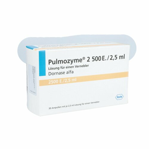 PULMOZYME 2500 E./2.5ml Lösung f.einen Vernebler, 30 ST, Axicorp Pharma B.V.