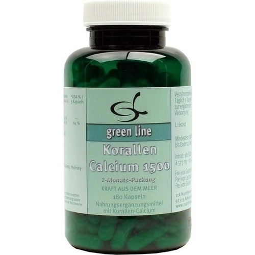 KORALLENCALCIUM 1500 2-Monats-Packung Kapseln, 180 Stk., 11 A Nutritheke GmbH