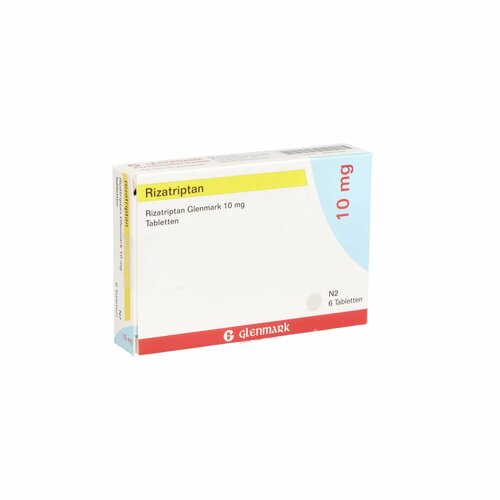 Rizatriptan Glenmark 10 mg Tabletten, 6 Stk., Glenmark Arzneimittel GmbH