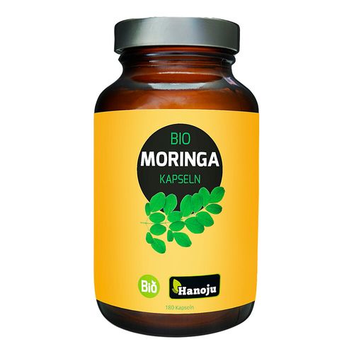 Bio Moringa oleifera Ganzblattpulver Kapseln, 90 ST, shanab pharma e.U.