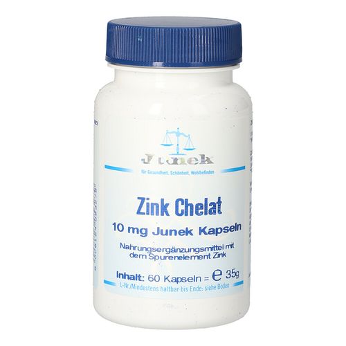 ZINK CHELAT 10mg Junek KAPSELN, 60 Stk., Bios Medical Services