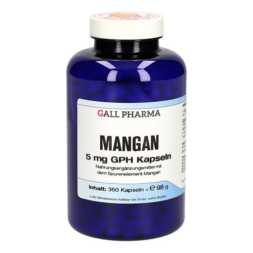 MANGAN 5mg GPH Kapseln, 360 Stk., Hecht-Pharma GmbH