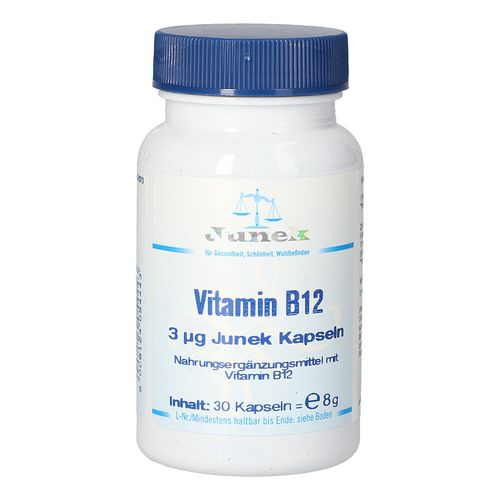 Vitamin B12 3 uG Junek Kapseln, 30 Stk., Bios Medical Services