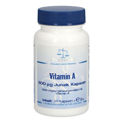 Vitamin A 800 uG Junek Kapseln, 30 Stk., Bios Medical Services