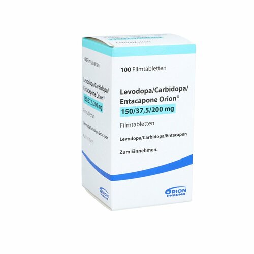 Levodopa Carbidopa Entacapone Orion 150/37.5/200, 100 Stk., ORION Pharma GmbH