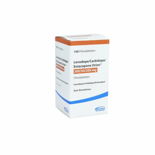 Levodopa Carbidopa Entacapone Orion 200/50/200, 100 Stk., ORION Pharma GmbH