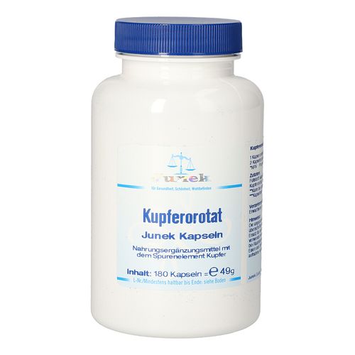 Kupferorotat Junek Kapseln, 180 Stk., Bios Medical Services