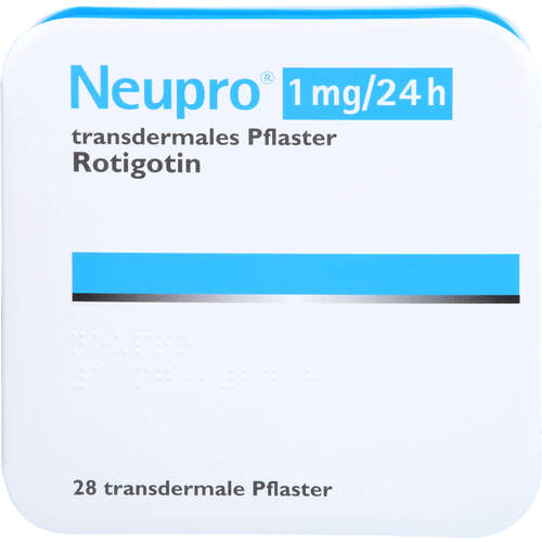 Neupro 1mg/24h transdermale Pflaster, 28 Stk., Axicorp Pharma B.V. Neupro 1mg/24h transdermale Pflaster, 28 Stk., Axicorp Pharma B.V.