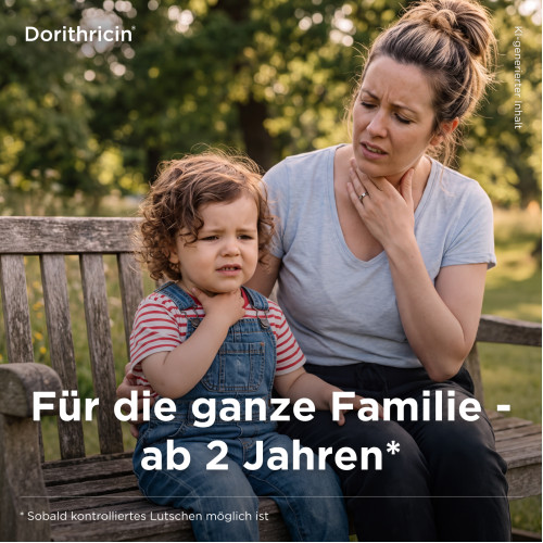 DORITHRICIN HALSTABLETTEN Waldbeere, 40 Stk., Medice Arzneimittel P&uuml;tter GmbH & Co. KG