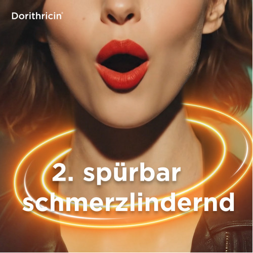 DORITHRICIN HALSTABLETTEN Waldbeere, 40 Stk., Medice Arzneimittel P&uuml;tter GmbH & Co. KG