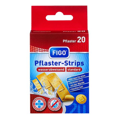 FIGO Pflaster-Strips wasserabweisend standard, 20 Stk., S+H Pharmavertrieb GmbH FIGO Pflaster-Strips wasserabweisend standard, 20 Stk., S+H Pharmavertrieb GmbH