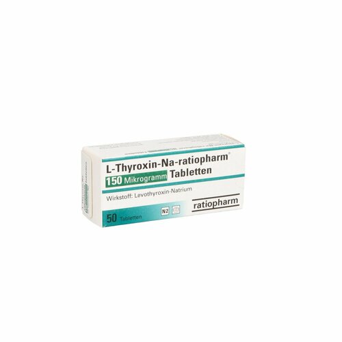 L-Thyroxin-Na-ratiopharm 150 Mikrogramm Tabletten, 50 ST, ratiopharm GmbH