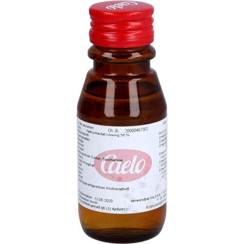 NATRIUMLACTAT-L&ouml;sung 50%, 100 ml, Caesar & Loretz GmbH