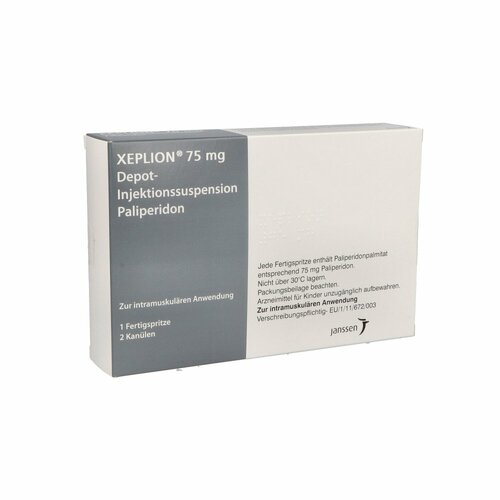 Xeplion 75mg Depot-Injektionssusp. Fertigspritze, 1 Stk., Axicorp Pharma B.V.