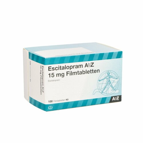 Escitalopram AbZ 15 mg Filmtabletten, 100 ST, Abz Pharma GmbH