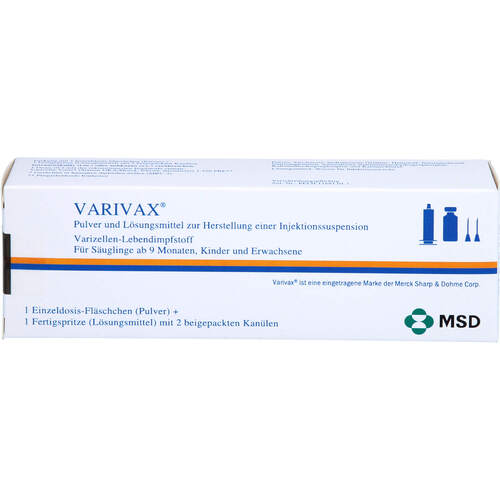 Varivax Fertigspritze ohne Kanüle, 0,5 ml, Emra-Med Arzneimittel GmbH