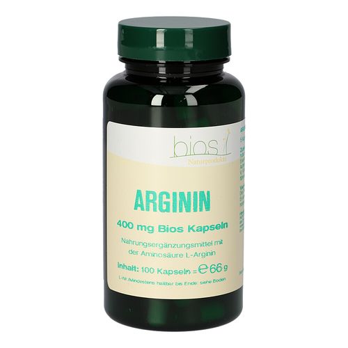 Arginin 400mg Bios Kapseln, 100 Stk., Bios Medical Services