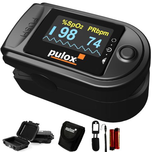 PULOX PO-200 SCHWARZ Pulsoximeter, 1 Stk., Novidion GmbH