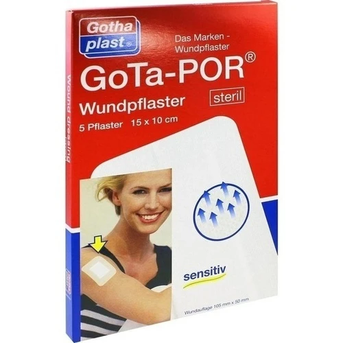 GoTa-POR Wundpflaster steril 150mmx100mm, 5 Stk., Gothaplast GmbH