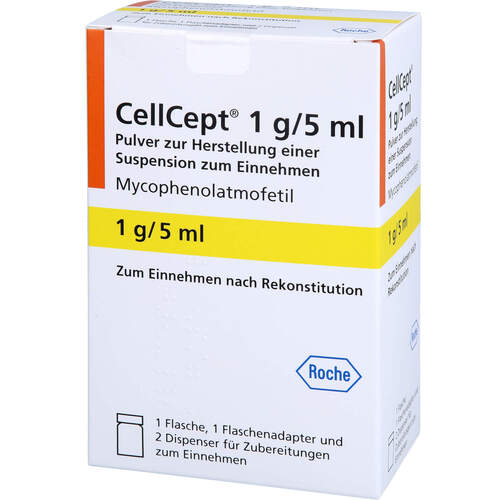 CellCept Pulver z.Herst.e.Susp. z. Einnehmen, 110 g, Orifarm GmbH