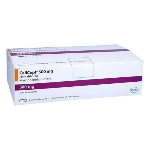 CellCept 500mg, 150 ST, Fd Pharma GmbH