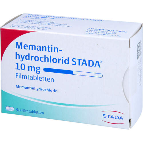 Memantinhydrochlorid STADA 10mg Filmtabletten, 98 ST, STADAPHARM GmbH