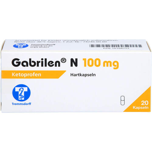 Gabrilen N 100mg Hartkapseln, 20 ST, Trommsdorff GmbH & Co. KG