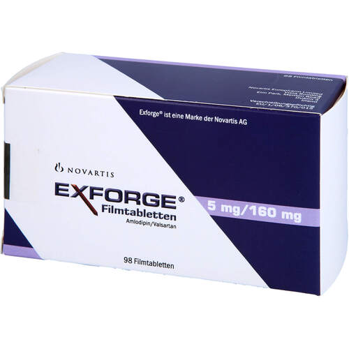 Exforge 5mg/160mg Filmtabletten, 98 Stk., Emra-Med Arzneimittel GmbH