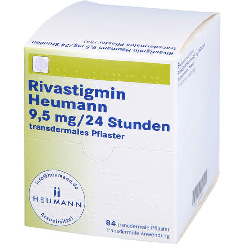 Rivastigmin Heumann 9.5 mg/24 Std. transd. Pflast., 84 Stk., Heumann Pharma GmbH & Co. Generica KG