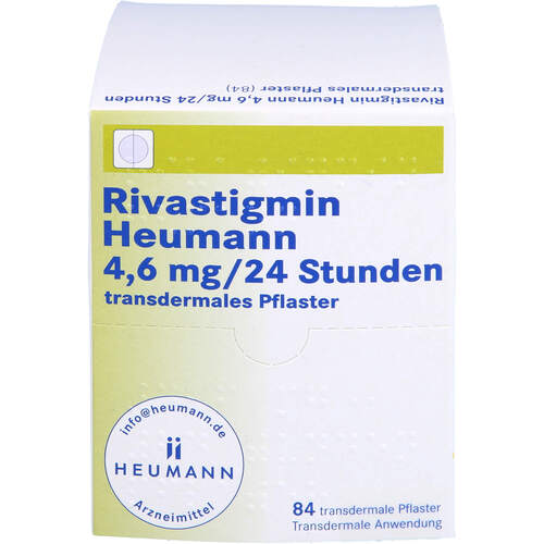 Rivastigmin Heumann 4.6 mg/24 Std. transd. Pflast., 84 ST, Heumann Pharma GmbH & Co. Generica KG