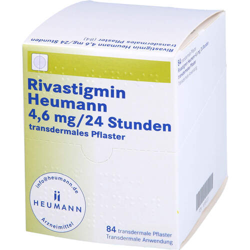 Rivastigmin Heumann 4.6 mg/24 Std. transd. Pflast., 84 ST, Heumann Pharma GmbH & Co. Generica KG