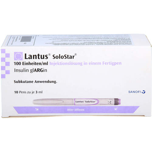 Lantus 100 E/ml SoloStar Fertigpen, 10x3 ml, CC Pharma GmbH
