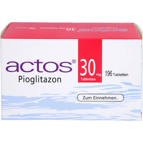 Actos 30mg Tabletten, 196 Stk., Axicorp Pharma GmbH