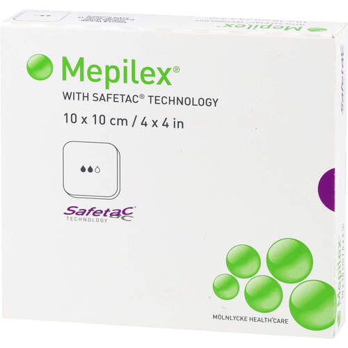 Mepilex 10x10cm Schaumverband, 5 Stk., C P C medical GmbH & Co. KG