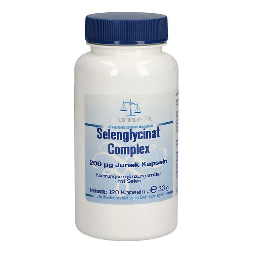 Selenglycinat Complex 200ug Junek Kapseln, 120 Stk., Bios Medical Services Selenglycinat Complex 200ug Junek Kapseln, 120 Stk., Bios Medical Services