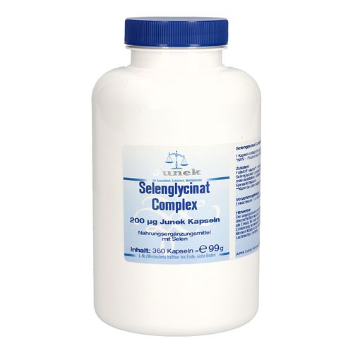 Selenglycinat Complex 200ug Junek Kapseln, 360 Stk., Bios Medical Services Selenglycinat Complex 200ug Junek Kapseln, 360 Stk., Bios Medical Services