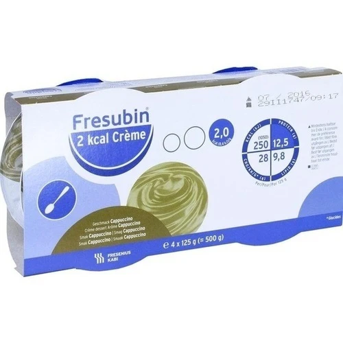 Fresubin 2 kcal Creme Cappuccino, 4x125 g, Fresenius Kabi Deutschland GmbH