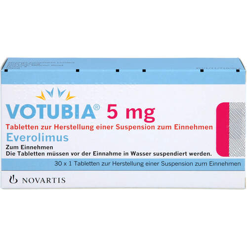 Votubia 5 mg Tabletten z.Herst.e.Suspens.z.Einneh., 30 Stk., Novartis Pharma GmbH