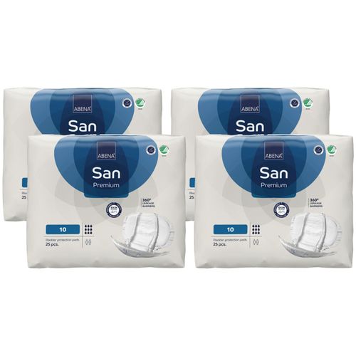 ABENA SAN 10 PREMIUM VORLAGE, 4x25 Stk., Abena GmbH