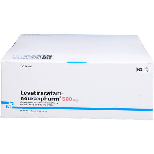 Levetiracetam-neuraxpharm 500 mg, 200 Stk., neuraxpharm Arzneimittel GmbH
