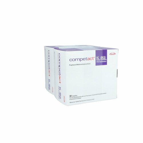 Competact 15mg/850mg Filmtabletten, 196 Stk., Emra-Med Arzneimittel GmbH
