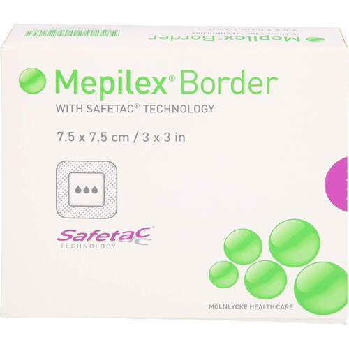 MEPILEX Border Schaumverband 7.5x7.5cm, 10 Stk., Aca Müller/Adag Pharma AG MEPILEX Border Schaumverband 7.5x7.5cm, 10 Stk., Aca Müller/Adag Pharma AG
