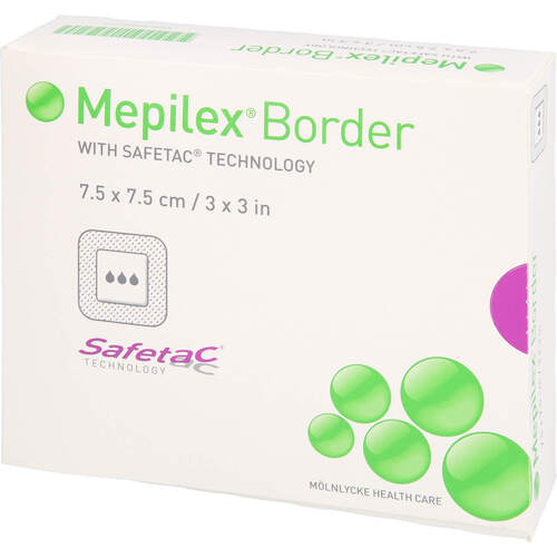 MEPILEX Border Schaumverband 7.5x7.5cm, 10 Stk., Aca Müller/Adag Pharma AG MEPILEX Border Schaumverband 7.5x7.5cm, 10 Stk., Aca Müller/Adag Pharma AG