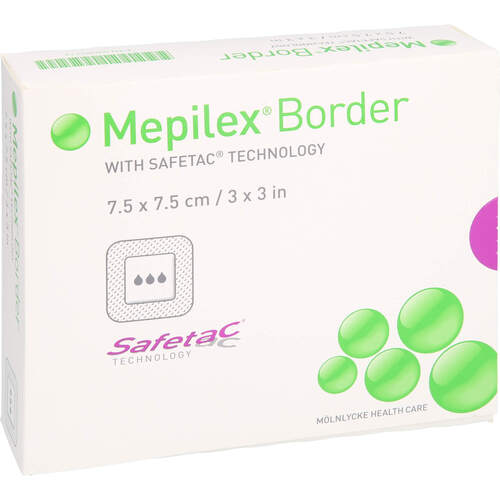 MEPILEX Border Schaumverband 7.5x7.5cm, 10 Stk., Aca Müller/Adag Pharma AG MEPILEX Border Schaumverband 7.5x7.5cm, 10 Stk., Aca Müller/Adag Pharma AG