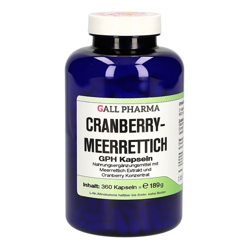 Cranberry-Meerrettich GPH Kapseln, 360 Stk., Hecht-Pharma GmbH