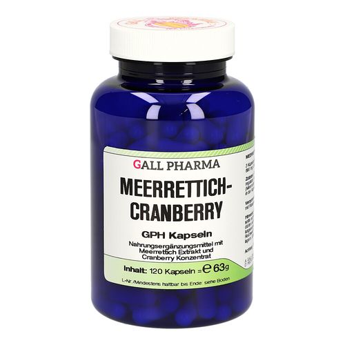 Meerrettich-Cranberry GPH Kapseln, 120 ST, Hecht-Pharma GmbH