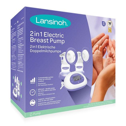 Lansinoh 2in1 Elektrische Milchpumpe, 1 Stk., Lansinoh Laboratories Inc. Niederlassung Deutschland