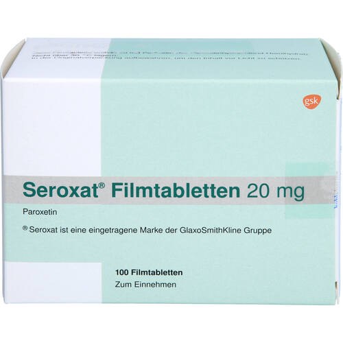 Seroxat Filmtabletten, 100 Stk., kohlpharma GmbH