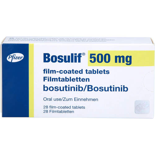 Bosulif 500mg Filmtabletten, 28 ST, Pfizer Pharma GmbH